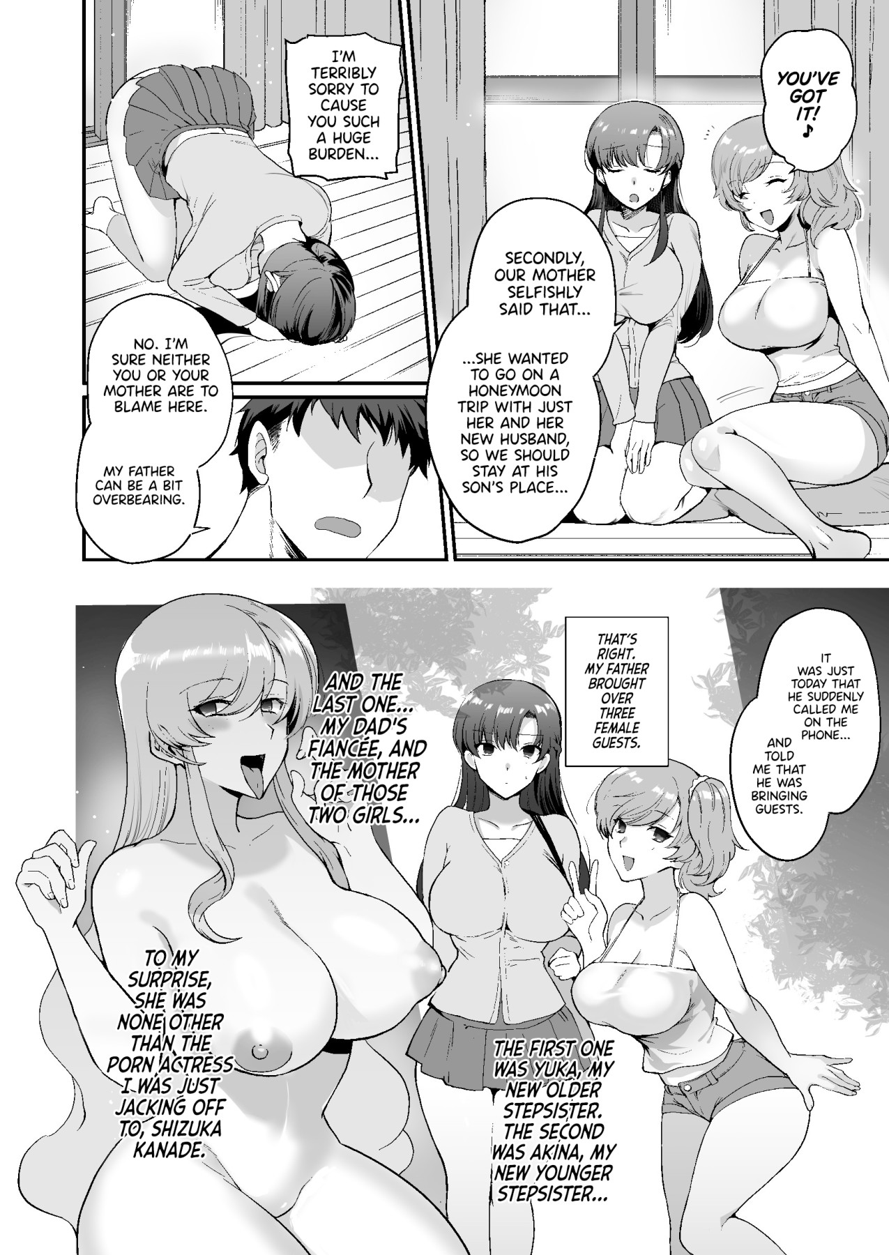 Hentai Manga Comic-My Roommates Are Way Too Lewd ~Living in a One-Room Apartment With Two Perverted Sisters~-Read-8